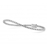 14K White Gold Diamond  Tennis Bracelet