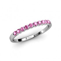Pink Sapphires Band